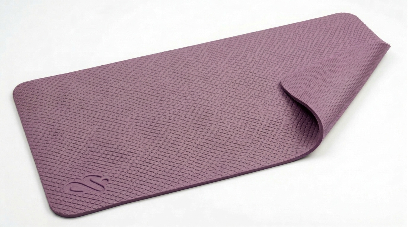 Tapis de Yoga TPE Recyclé 6mm — Antidérapant, Certifié GRS — Yuniko