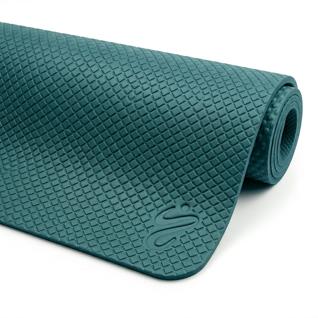 Tapis de Yoga TPE Recyclé 6mm — Antidérapant, Certifié GRS — Yuniko
