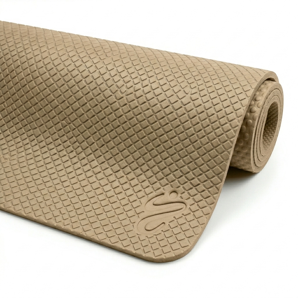 Tapis de Yoga TPE Recyclé 6mm — Antidérapant, Certifié GRS — Yuniko