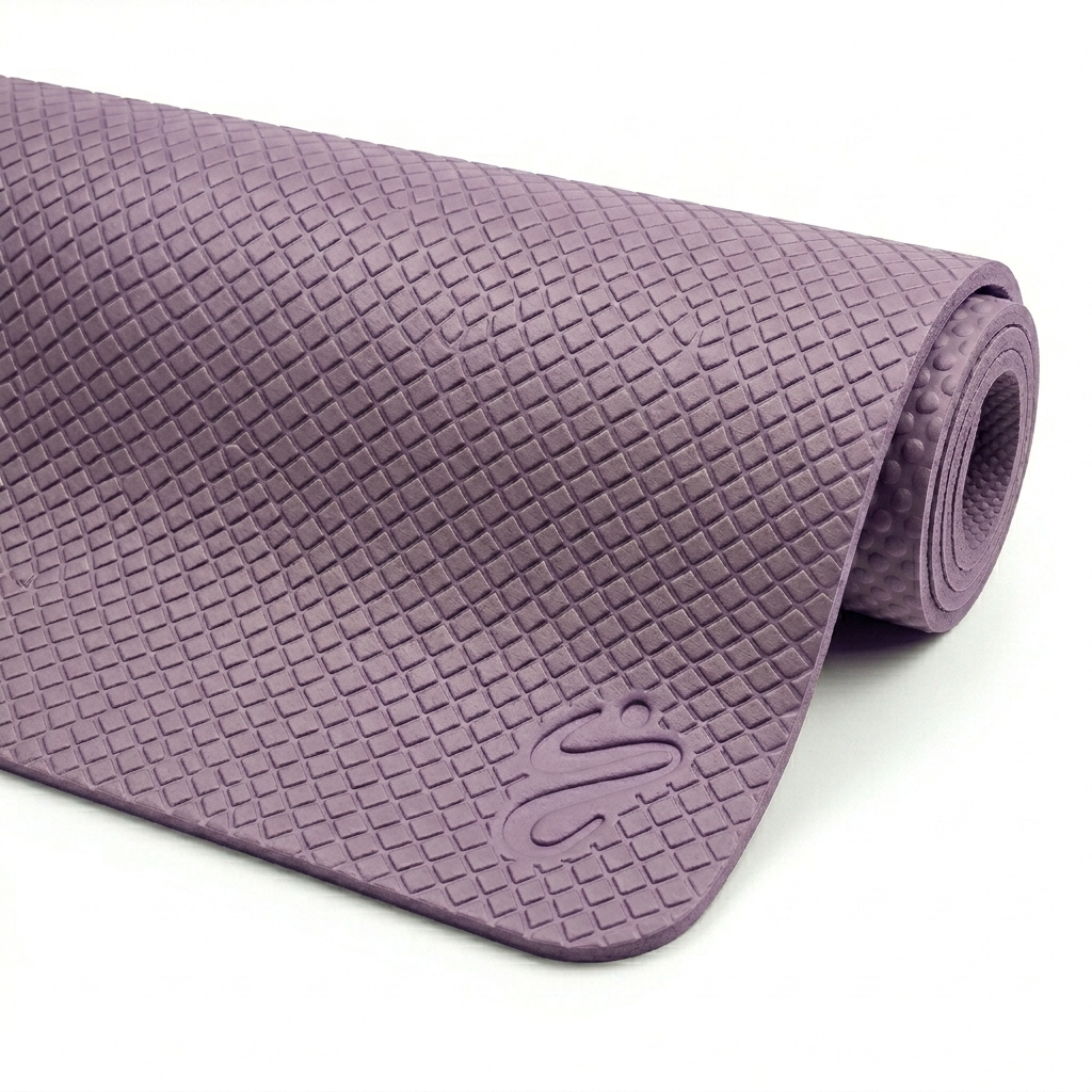 Tapis de Yoga TPE Recyclé 6mm — Antidérapant, Certifié GRS — Yuniko