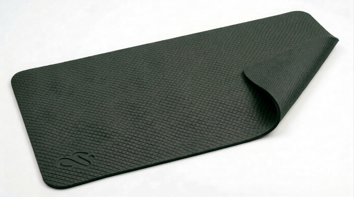 Tapis de Yoga TPE Recyclé 6mm — Antidérapant, Certifié GRS — Yuniko