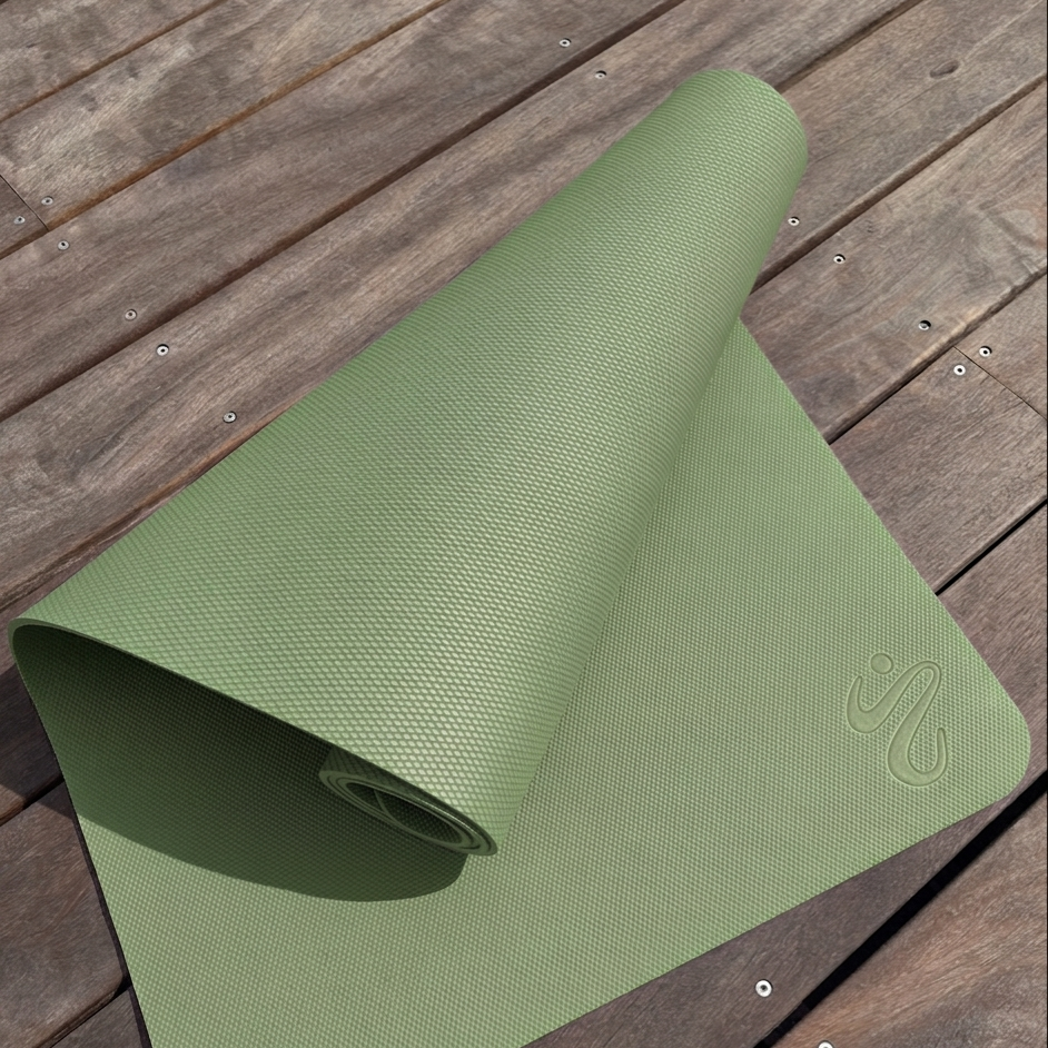 Tapis de Yoga TPE Recyclé 6mm — 100% Écologique, Certifié GRS — Yuniko