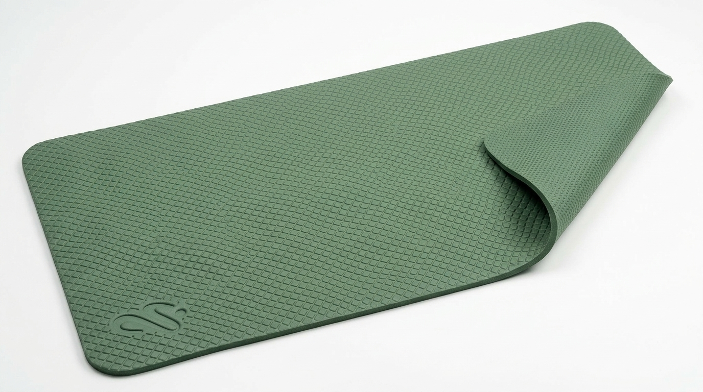 Tapis de Yoga TPE Recyclé 6mm — Antidérapant, Certifié GRS — Yuniko